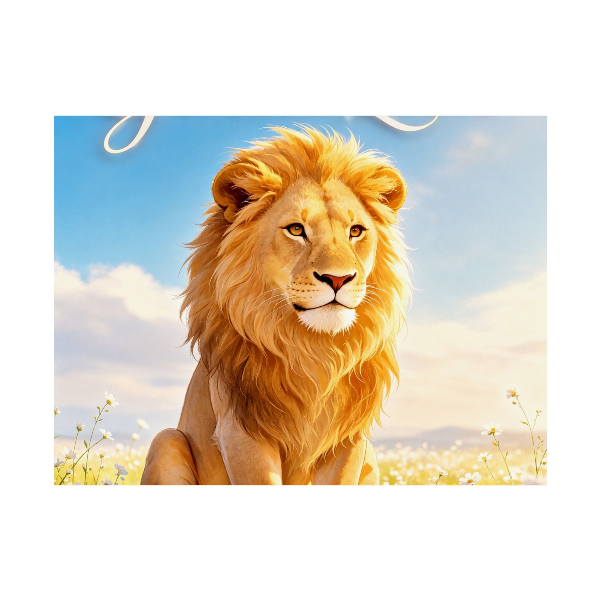 Be a Gentle Lion Poster - Wall Art