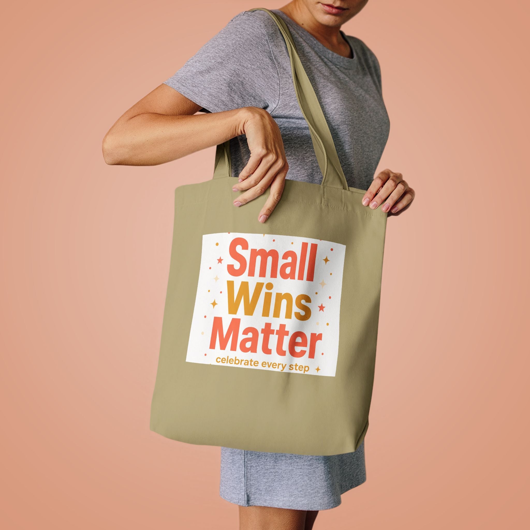 Small Wins Matter Tote Bag