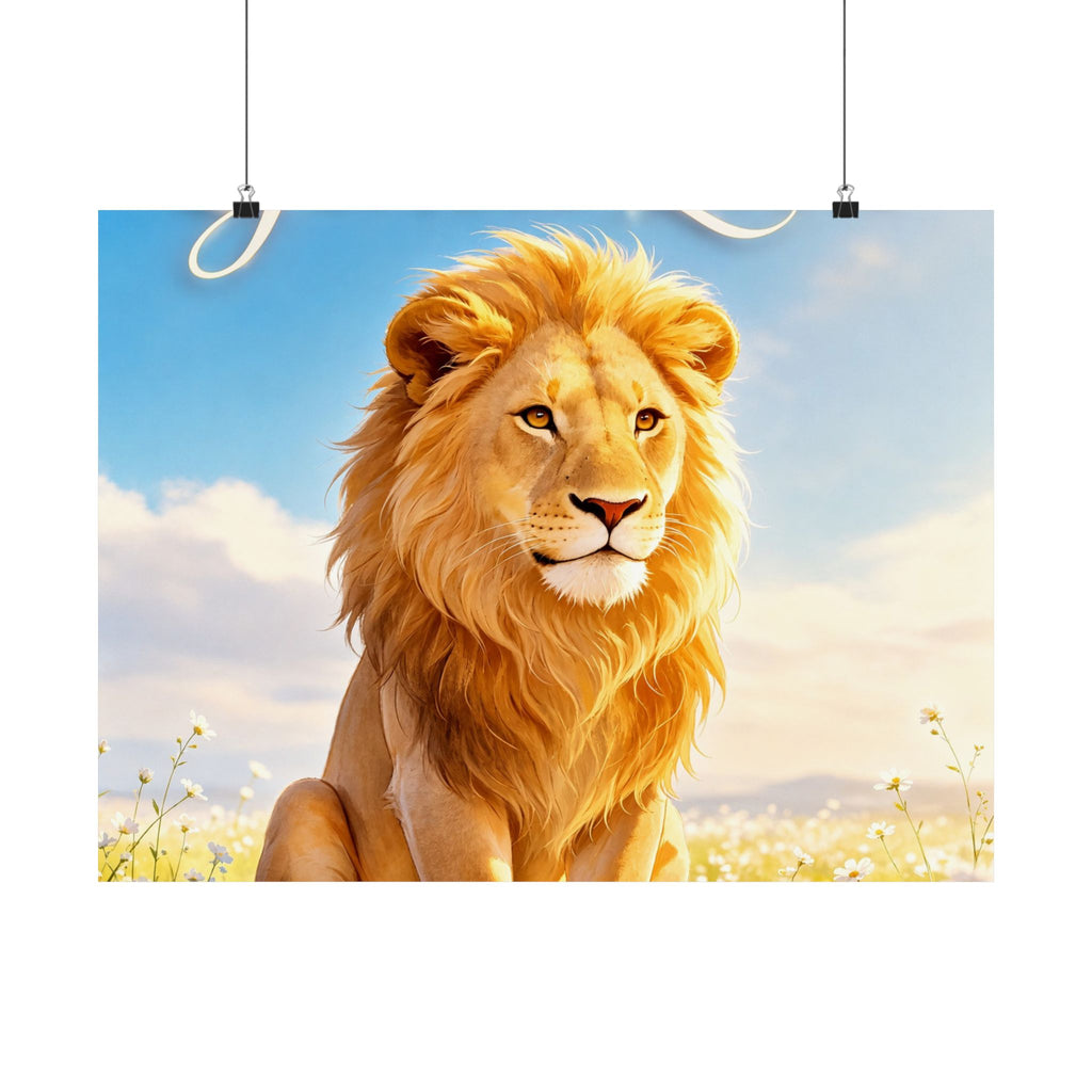 Be a Gentle Lion Poster - Wall Art