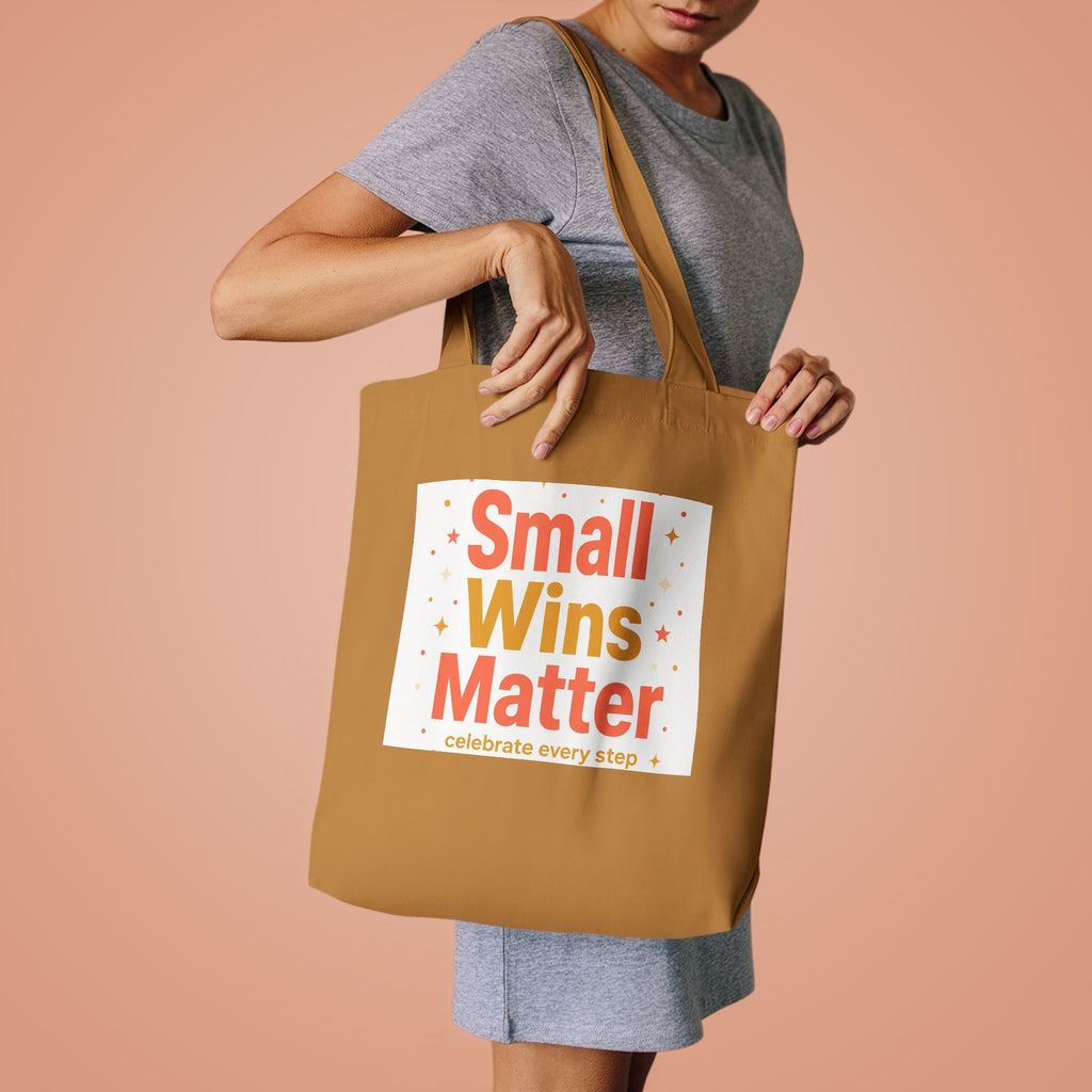 Small Wins Matter Tote Bag