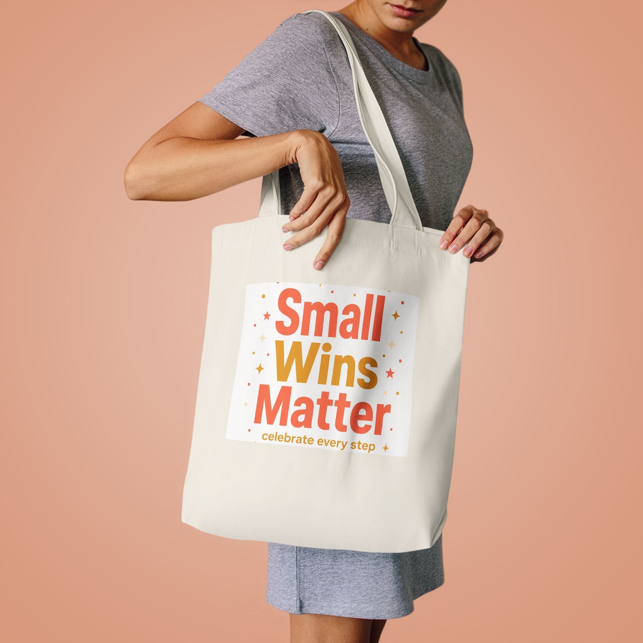 Small Wins Matter Tote Bag