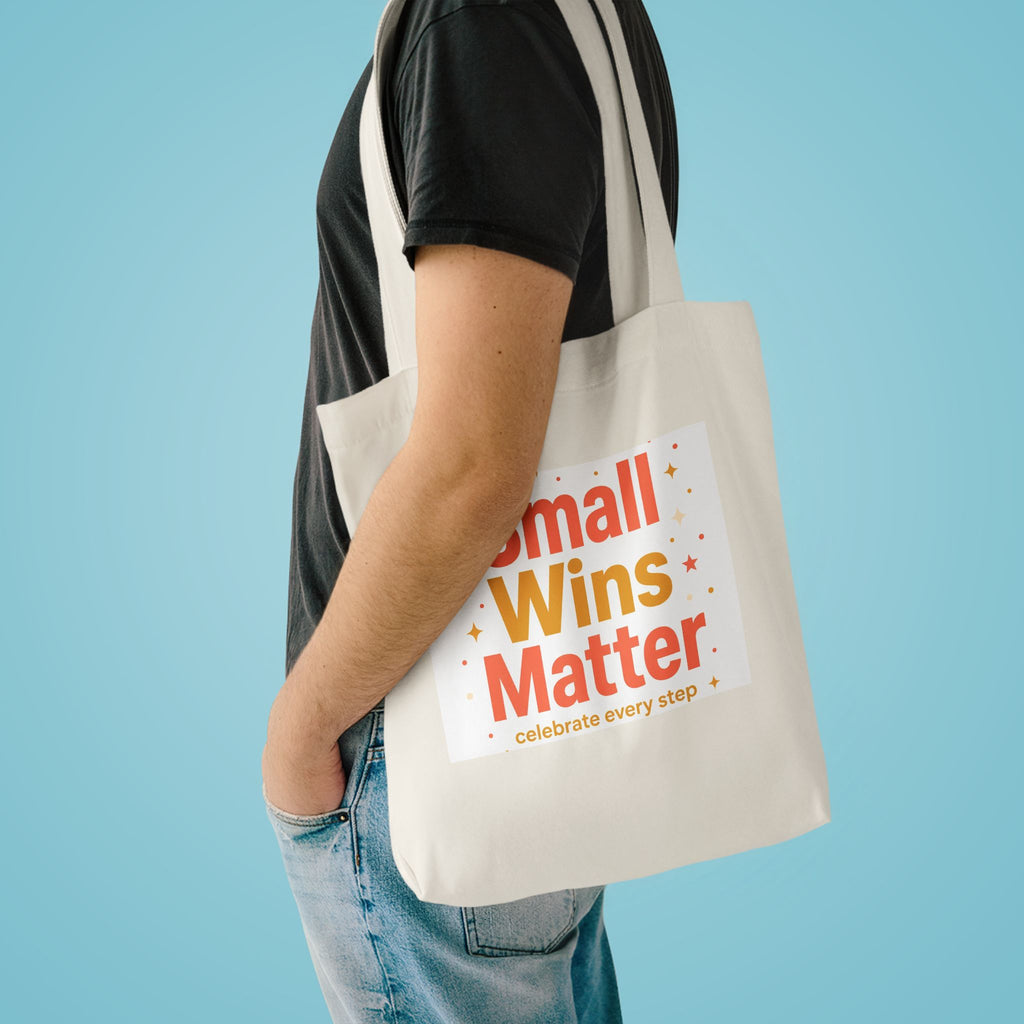 Small Wins Matter Tote Bag