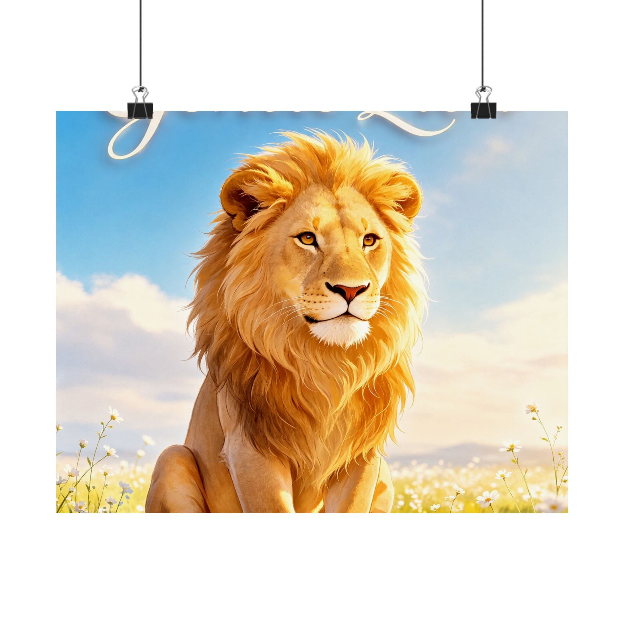 Be a Gentle Lion Poster - Wall Art