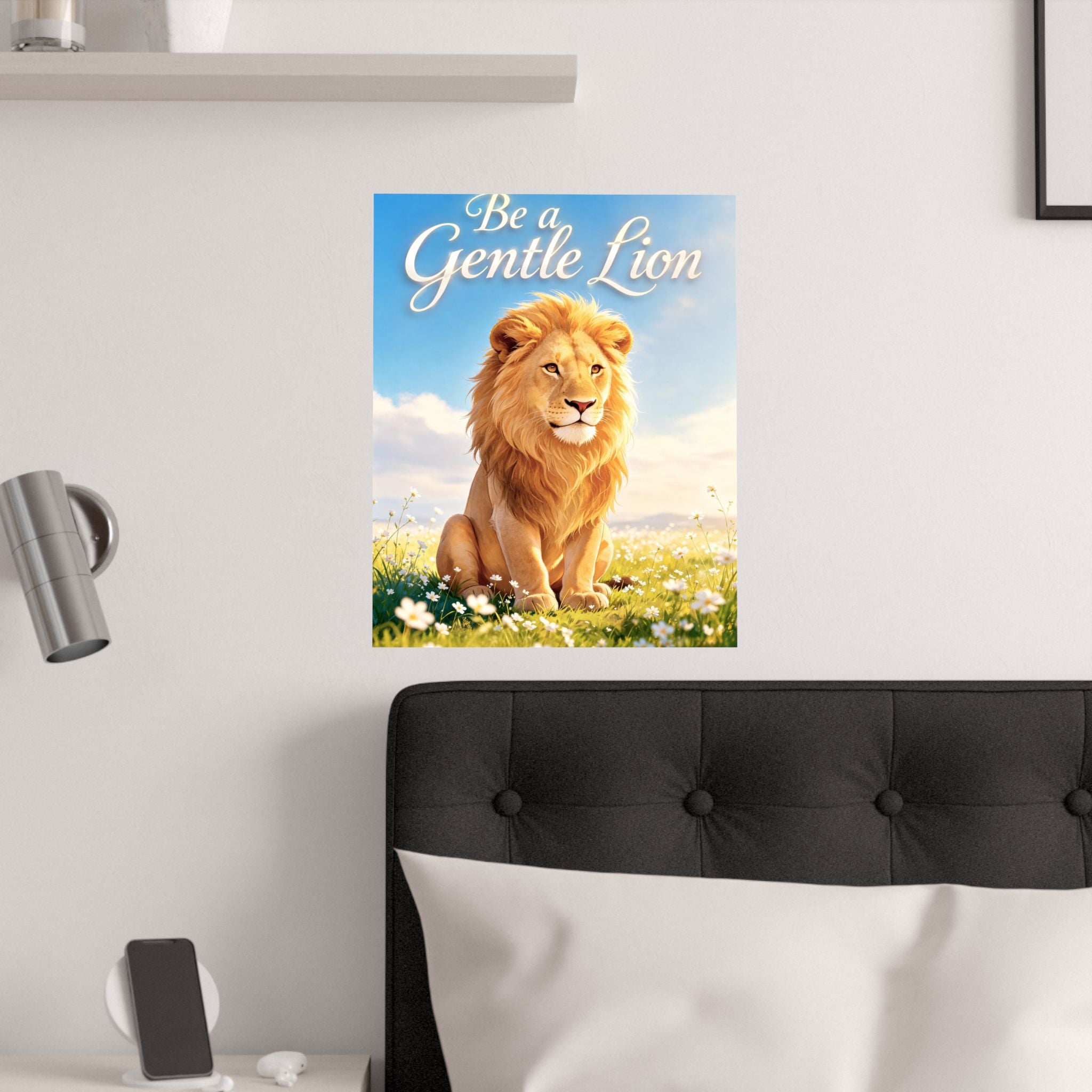Be a Gentle Lion Poster - Wall Art