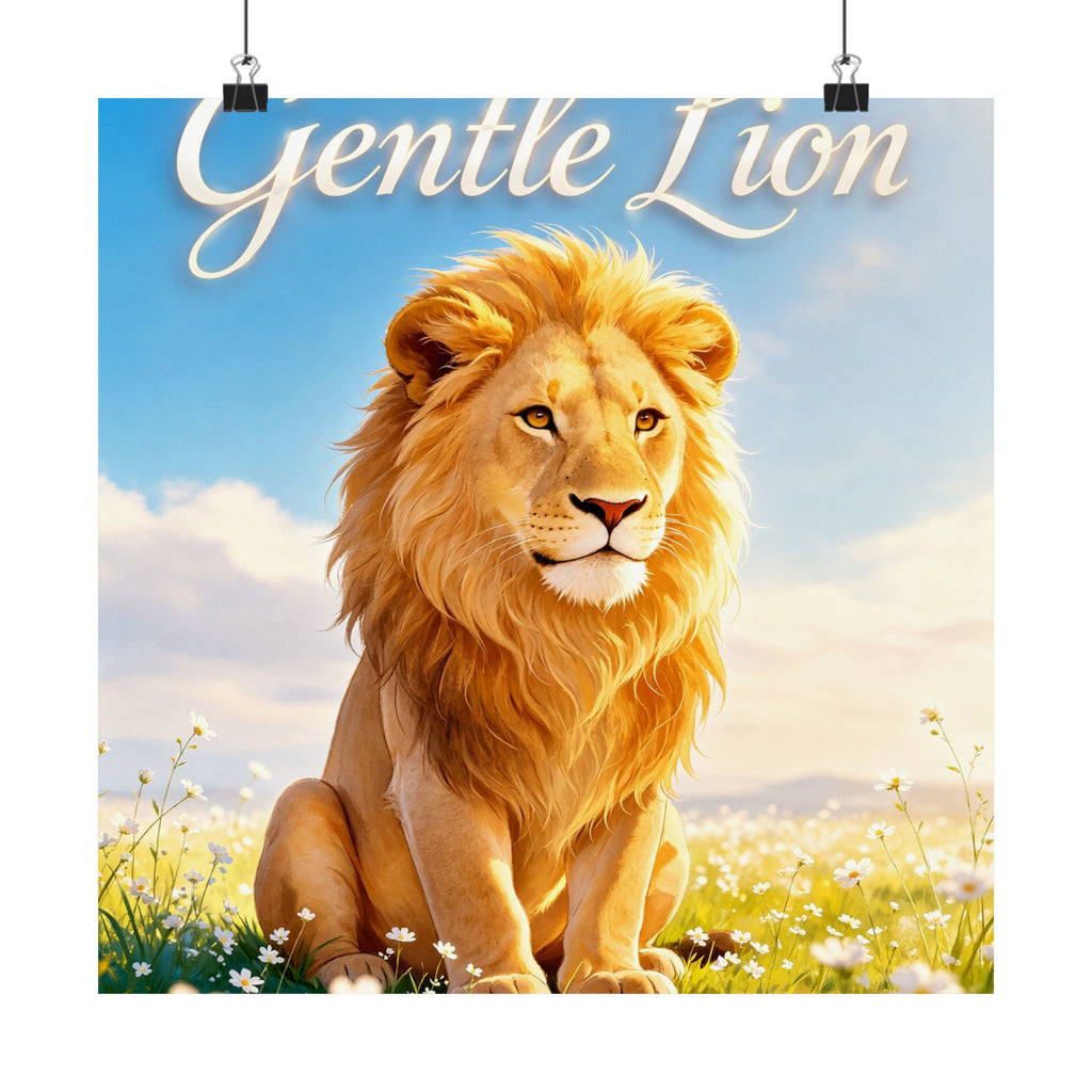 Be a Gentle Lion Poster - Wall Art