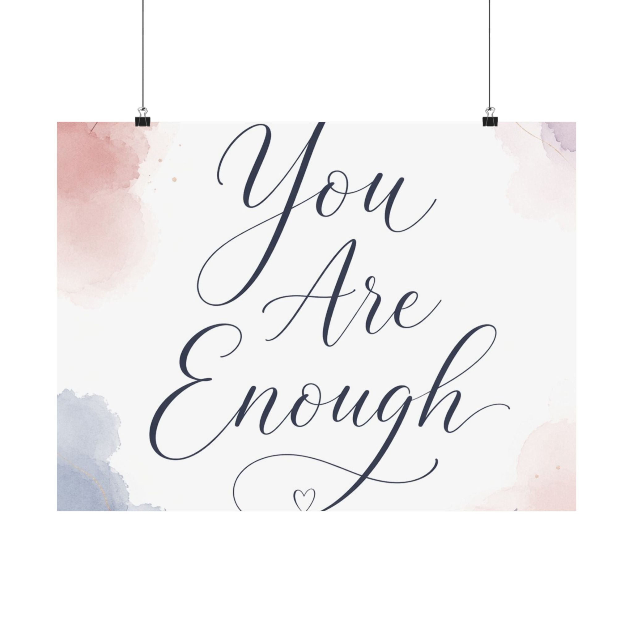 You Are Enough Poster