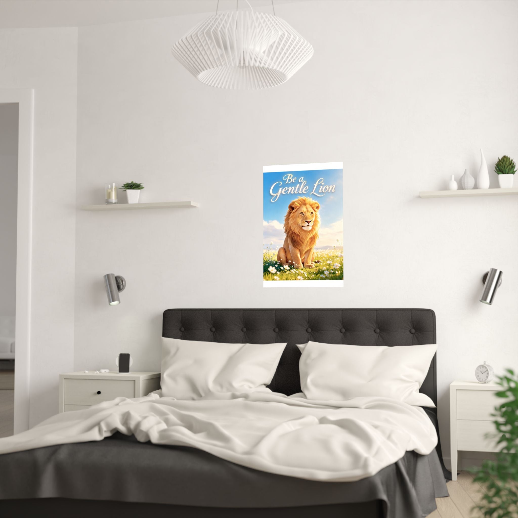 Be a Gentle Lion Poster - Wall Art